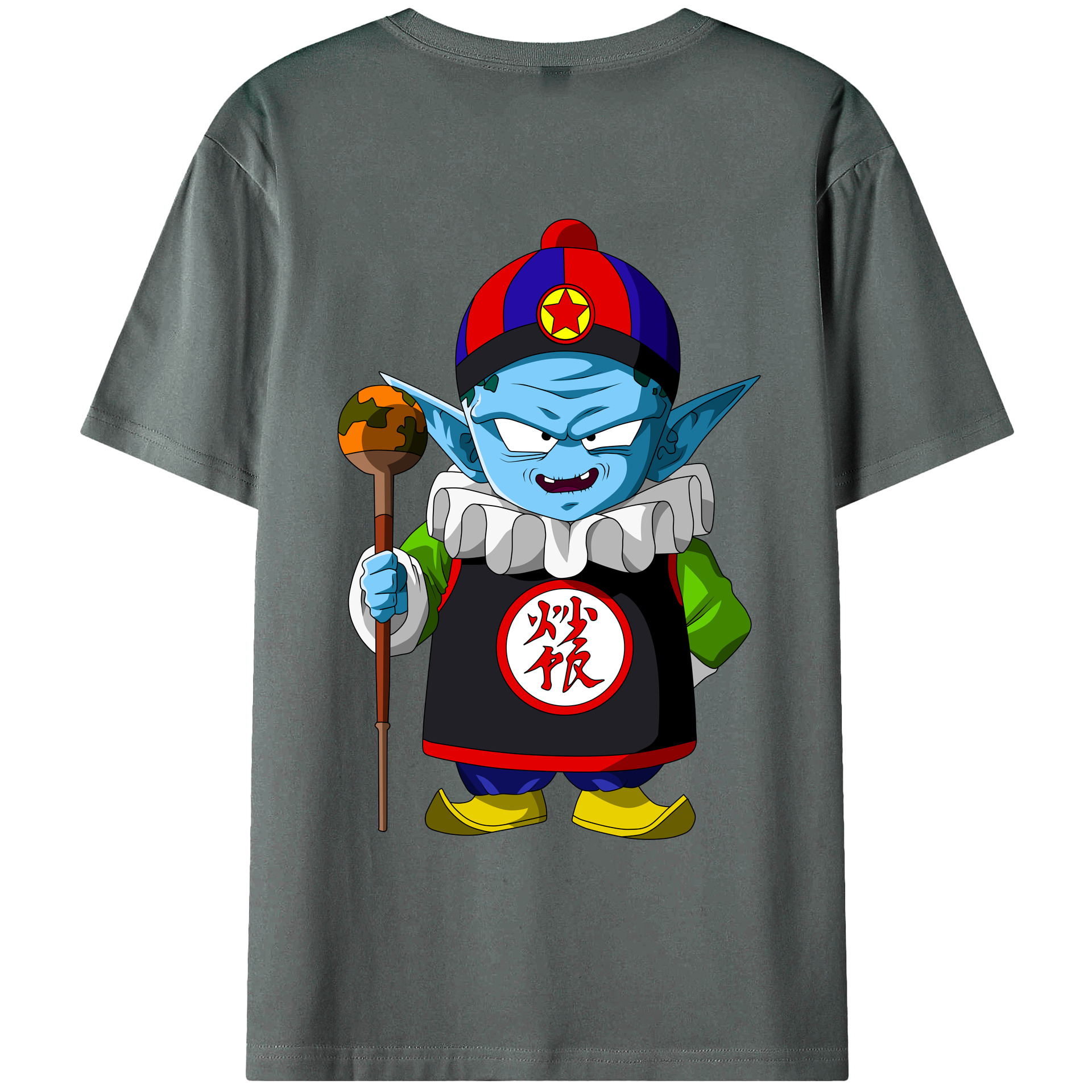 （画像用） ドラゴンボール DRAGON BALL 綿100％ メンズ半袖Tシャツ（バックプリント） 通気性